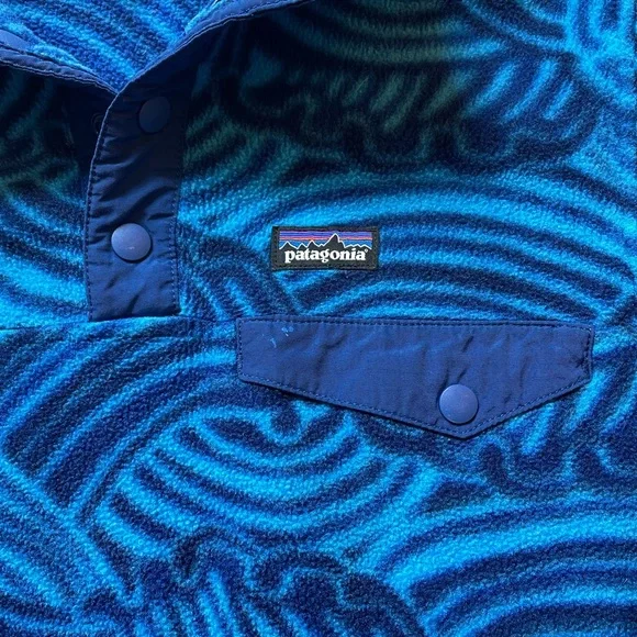 SOLD Patagonia Lightweight Synchilla Snap-T fleece pull over, M (10) - Picture 3 of 8